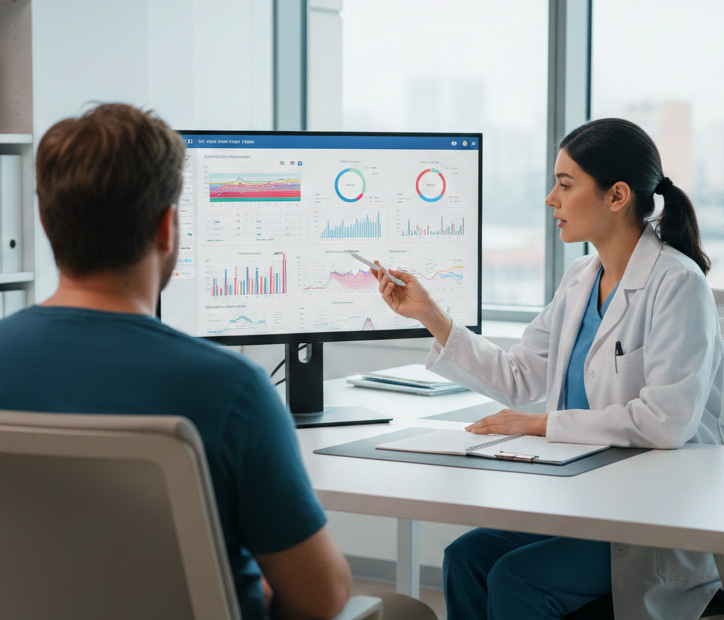 医師による説明の様子